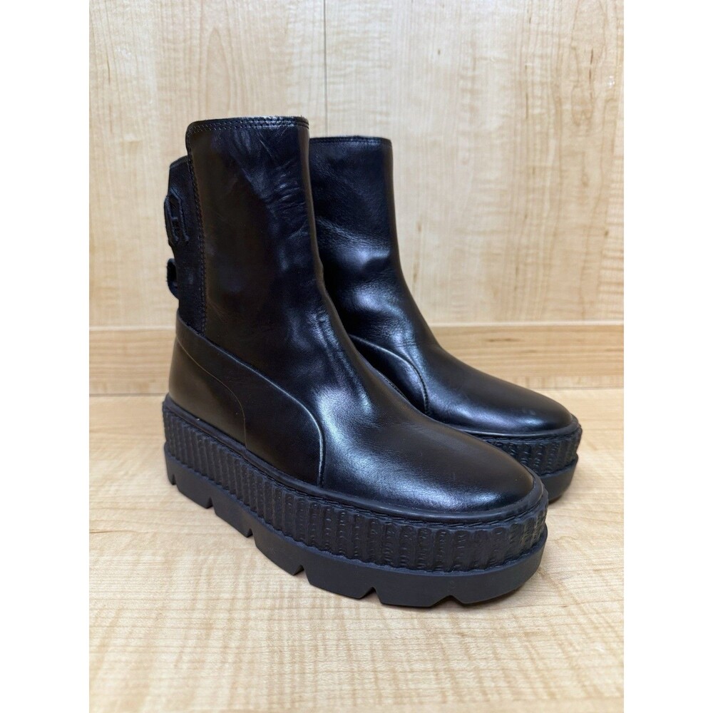 FENTY x PUMA Rihanna Chelsea Sneaker Boot (Women’s, Size 5.5, Black) - Picture 9 of 16